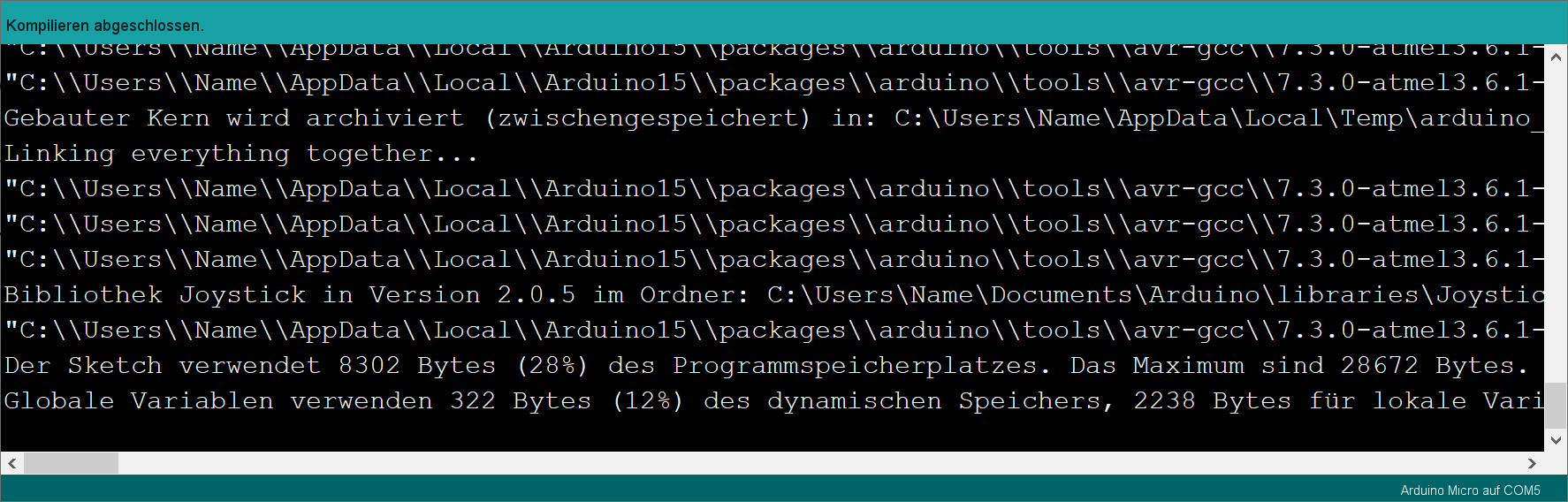 DIY USB Adapter (Arduino Micro) für VRC Pro für Dummies